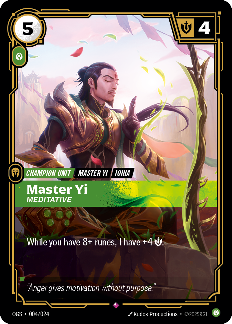 Yi, Meditative