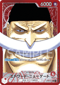 Edward.Newgate (Parallel) (Parallel) — Parallel Leader — OP02-001 ONE PIECE Card Game