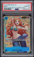 2025 ONE PIECE NAMI SERIALIZED PSA 10 Cert 160200794