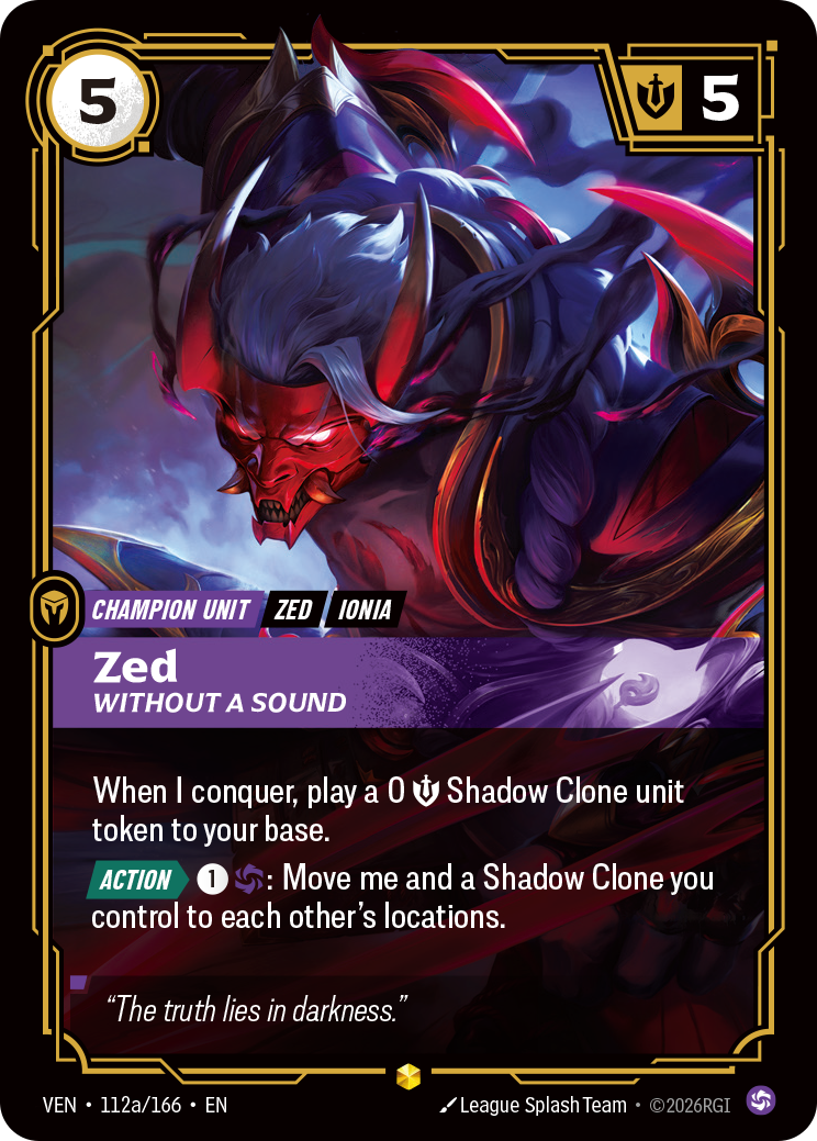 Zed, Without a Sound