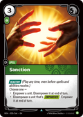 Sanction