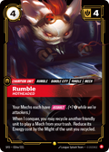 Rumble, Hotheaded